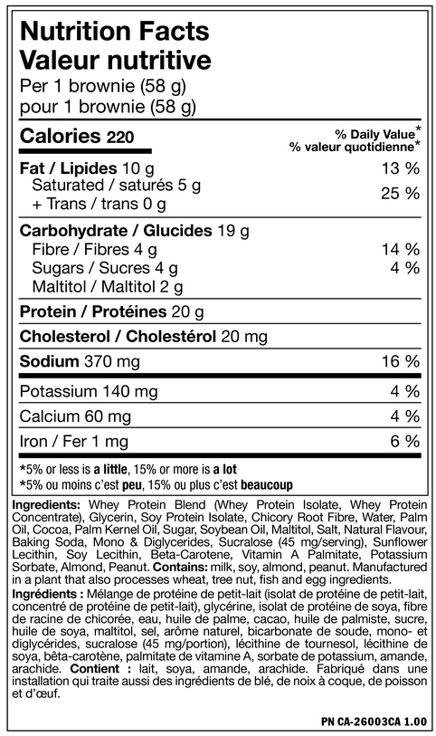 Protein Brownie - 58 г (1+1)