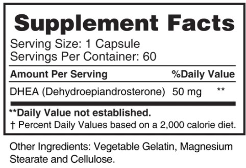 DHEA 50 mg - 60 капс
