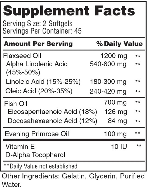 Omega 3-6-9 with Primrose - 90 софт гель