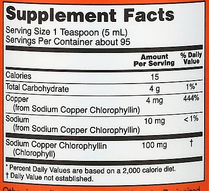 Liquid Chlorophyll & Mint - 473 мл