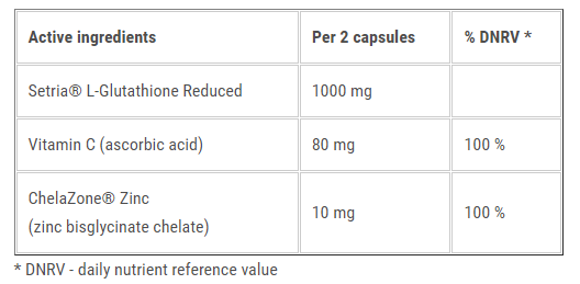 GreenDay ProVegan Setria® Glutathione 1000 - 60 веган капс