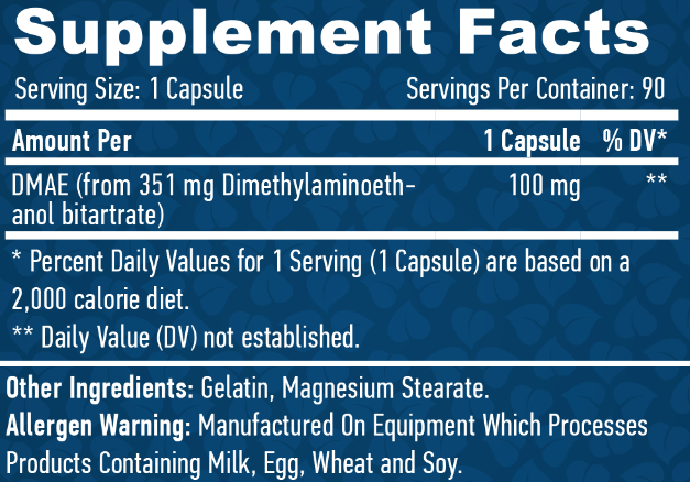 DMAE 351 мг - 90 капс