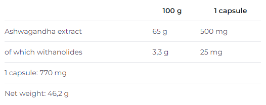 Ashwagandha - 60 капс