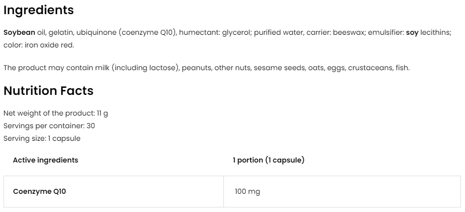 Pharma Elite Q10 - 30 капс