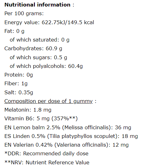 Melatonin Complex - 60 марм. цукерки - лимон