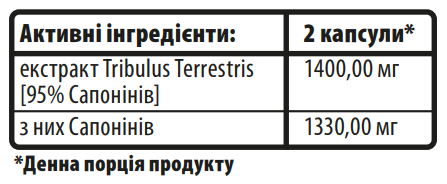 Tribulus Max - 120 капс