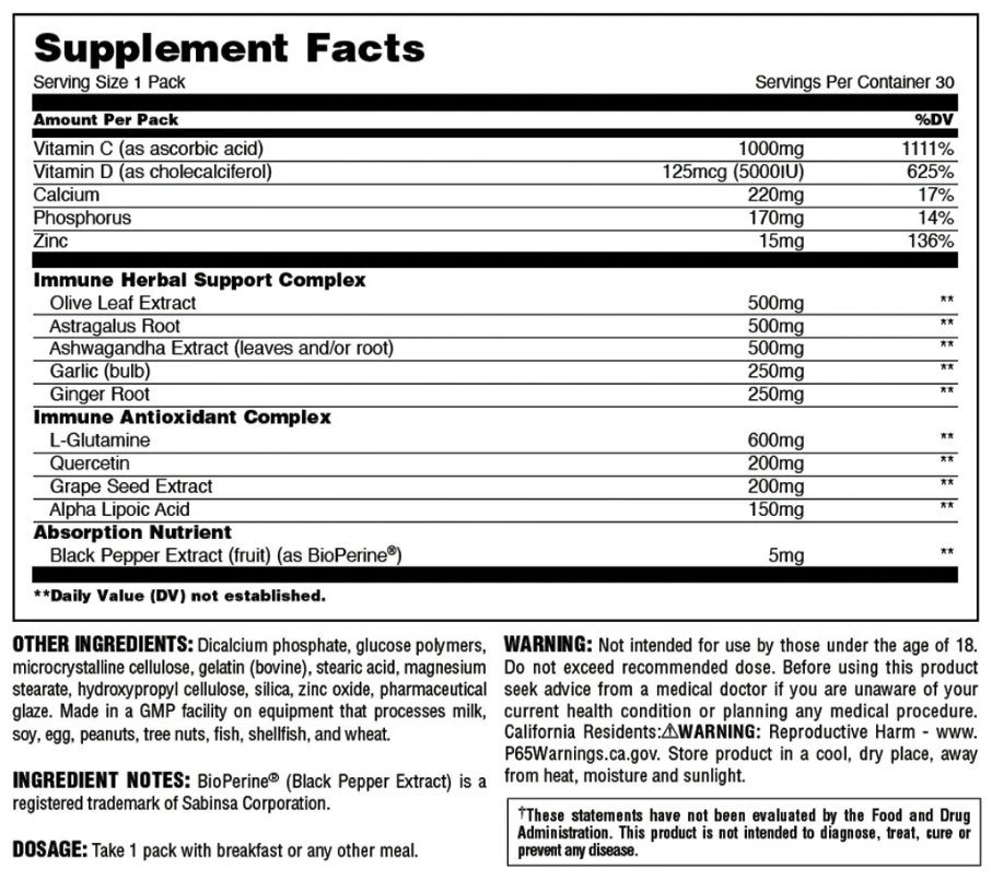 ANIMAL IMMUNE Powder 312 г