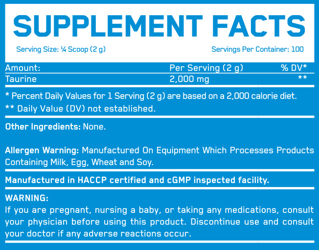 Taurine 2000 - 200 г