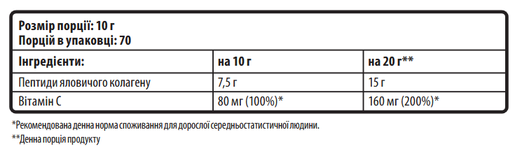 Collagen peptide - 700 г - нектарин-кокос