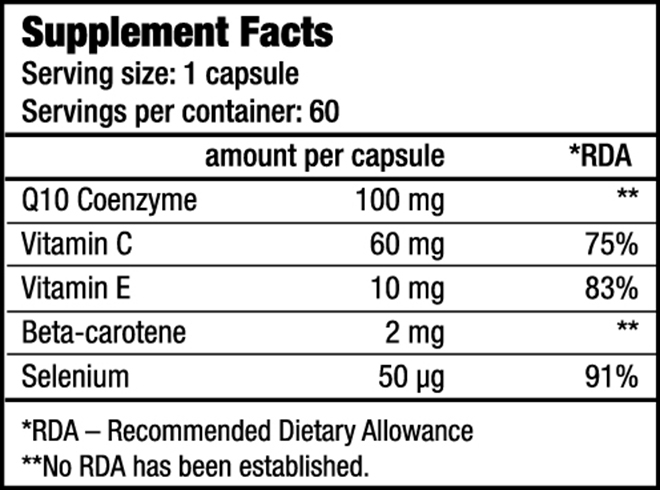 H2O Q10 (60cap)
