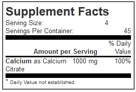 CALCIUM CITRATE 1000